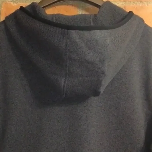 L.L. Bean Gray Hooded Fleece Jacket